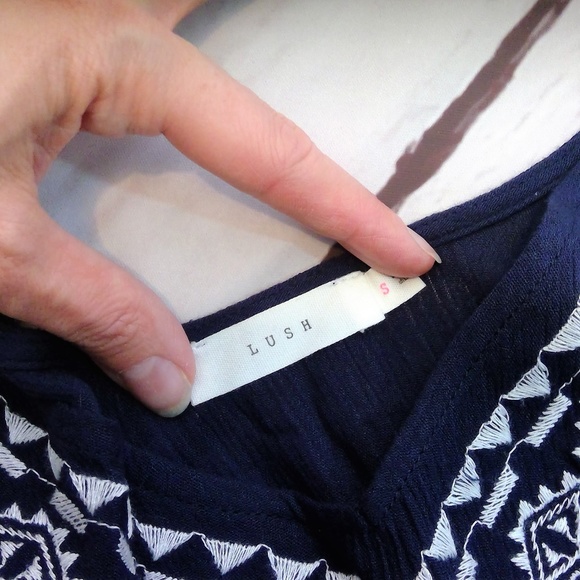 Lush Boho Double-Slit Maxi Dress - Picture 6 of 7